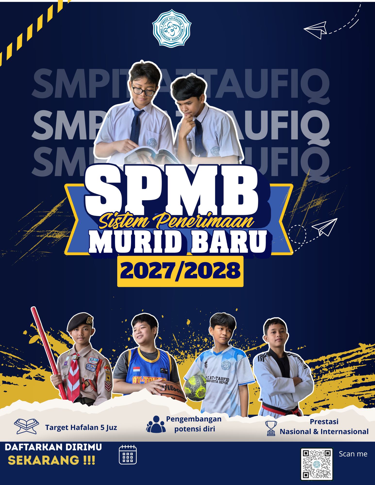 Banner Promosi SMP IT At-Taufiq